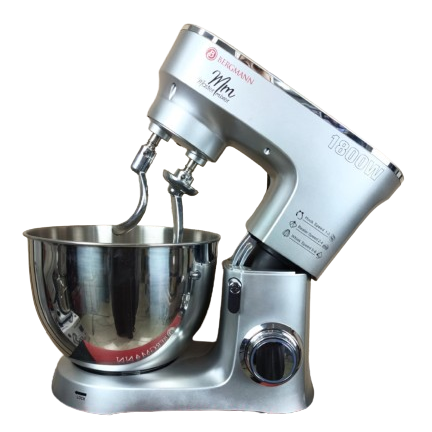 Pétrin double crochet Bergmann 1800 W 08L BSM-8004