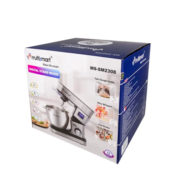 Petrin inox 08 L 2000W Multismart MS-SM2308 – Image 2