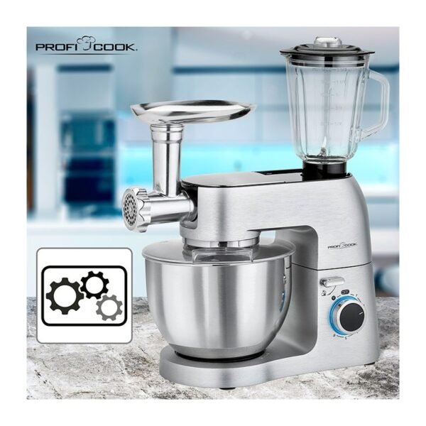 Pétrin Multifonctions 3en1 6,7L 1500W Carcasse en Metal Proficook PC-KM 1189 – Image 3