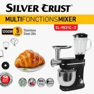 Pétrin 3 en 1 - 05L – 1200W Bol En inox SilverCrest SL-9831C-2